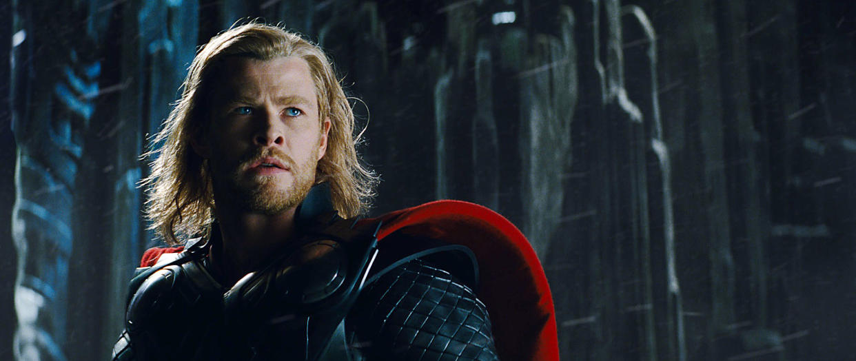 Chris Hemsworth as Thor in the character's first Marvel movie (Photo: Paramount Pictures/Courtesy Everett Collection)