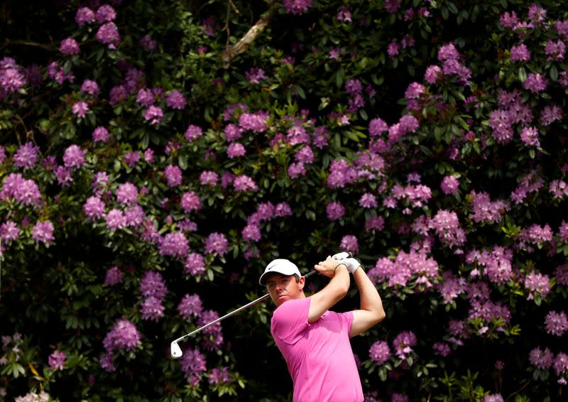 FILE PHOTO: Northern Ireland's Rory McIlroy in action during the final round of the BMW PGA Championship at Wentworth Club