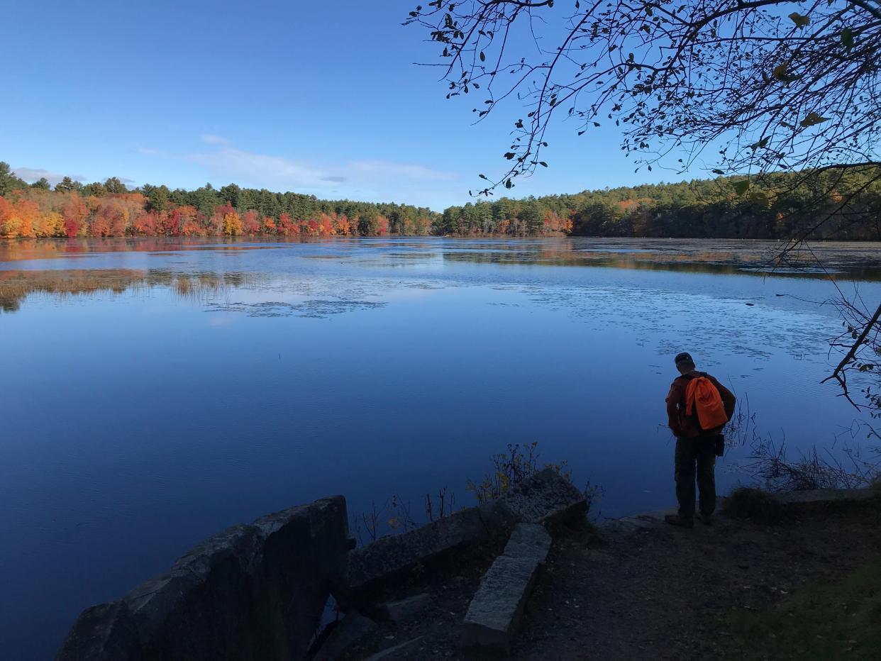 The 44-acre Breakheart Pond was formed by a dam built on Breakheart Brook after the Great Hurricane of 1938.