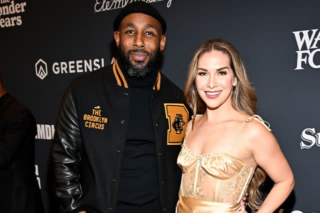 Michael Buckner/Variety via Getty Images Stephen "tWitch" Boss and Allison Holker Boss pose at an event in 2022.