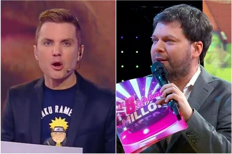 Desde las pantallas de Telefe y eltrece, Santiago del Moro y Guido Kaczka logran la mejor audiencia de sus canales