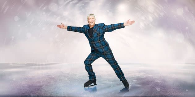 Bez in his Dancing On Ice press photo (Photo: ITV/Matt Frost/Shutterstock)