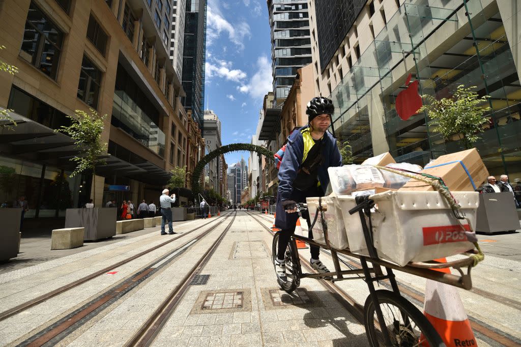 The pandemic has shifted shopping habits. (Photo credit: PETER PARKS/AFP via Getty Images)