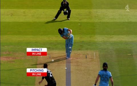 Buttler lbw - Credit: Sky