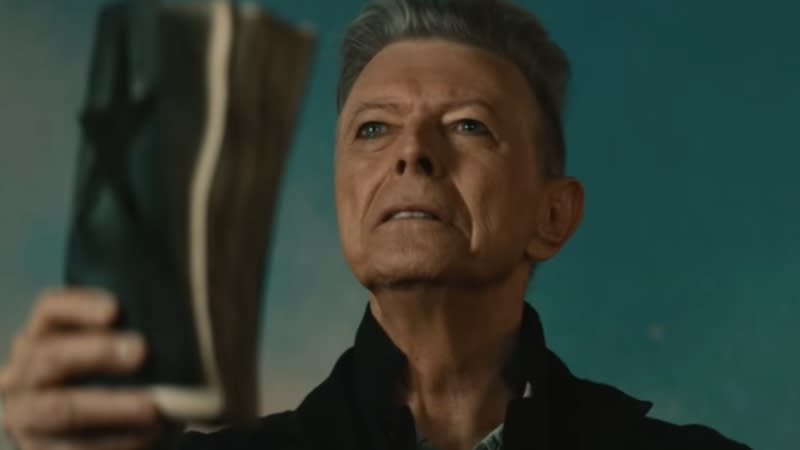 David Bowie in the music video for Blackstar