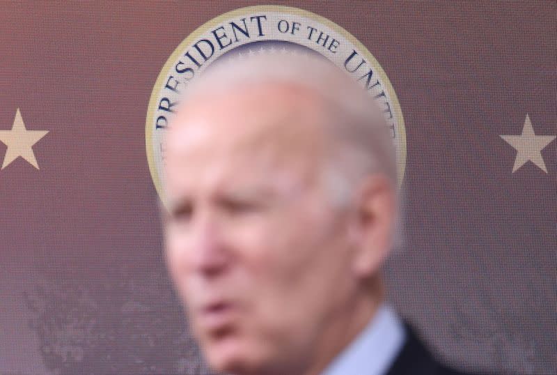 U.S. President Joe Biden delivers remarks on the economy at the White House in Washington