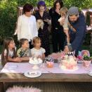 <p>Sharon and Ozzy joined Jack's adorable brood to celebrate his <a href="https://www.instagram.com/p/B8KsnWJB1IK/" rel="nofollow noopener" target="_blank" data-ylk="slk:youngest daughter's 2nd birthday;elm:context_link;itc:0;sec:content-canvas" class="link ">youngest daughter's 2nd birthday</a>. The family gathered around the table to sing "Happy Birthday" as Minnie blew out the candles on the decked-out cake.</p>