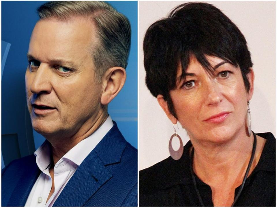 Jeremy Kyle and Ghislaine Maxwell (TalkTV, Getty)