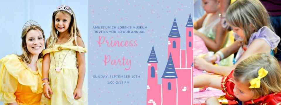 Celebrate a day for your little princess as aMuse'um Children's Museum hosts a Princess Party this Sunday in Columbia.