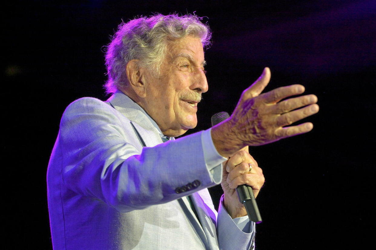 Tony Bennett avait été diagnostiqué de la maladie d’Alzheimer.  - Credit:JOSEPH PREZIOSO / AFP