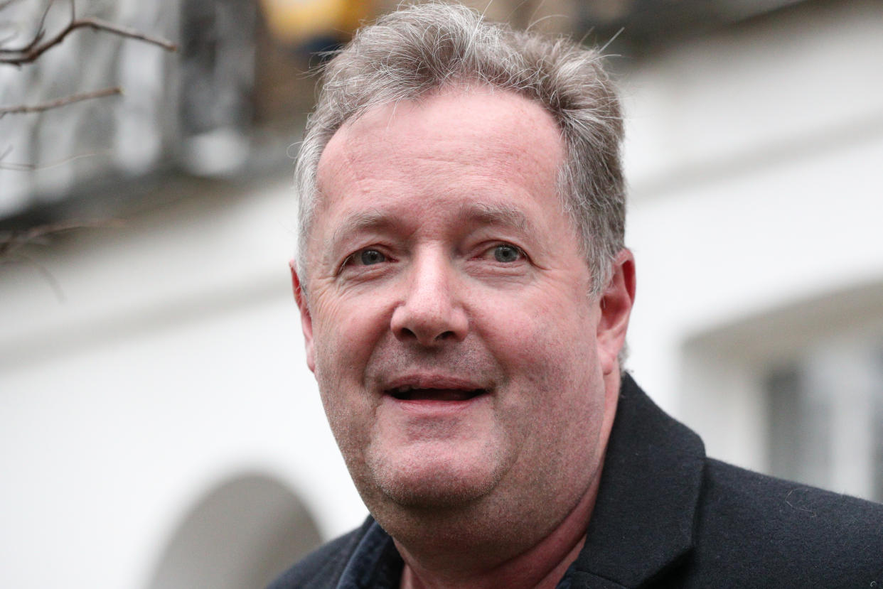 Piers Morgan has revealed he tested positive for COVID. (Photo by Jonathan Brady/PA Images via Getty Images)