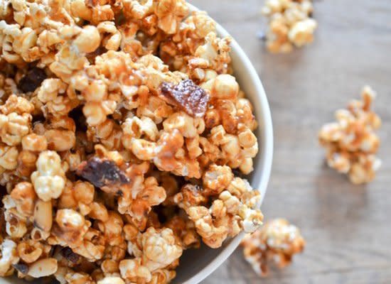 <strong>Get the <a href="http://www.theendlessmeal.com/bacon-caramel-popcorn/" target="_hplink">Bacon Caramel Popcorn recipe</a> by The Endless Meal</strong>    Bacon in popcorn doesn't happen often, but it should. It's just that good.