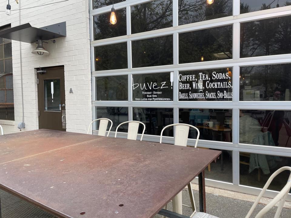 The front patio and entrance of Buvez in Athens, Ga. on Tuesday, Mar. 26, 2024.