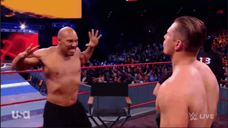 When LaVar Ball went on “Monday Night Raw,” he was completely unscripted, which is not how professional wrestling works. (WWE)