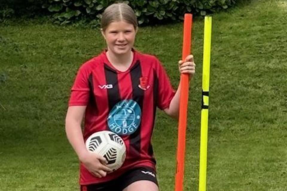 Bishops Lydeard star wins girls golden boot second year running <i>(Image: Peter Stephens)</i>