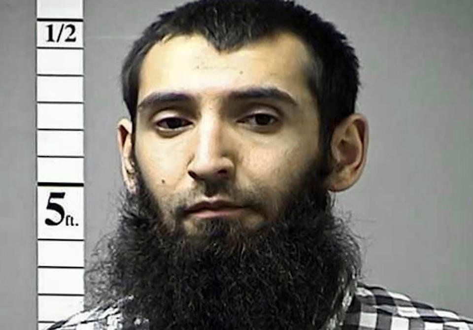 Sayfullo Saipov ((St. Charles County, Mo., Department of Corrections/KMOV via AP, File))