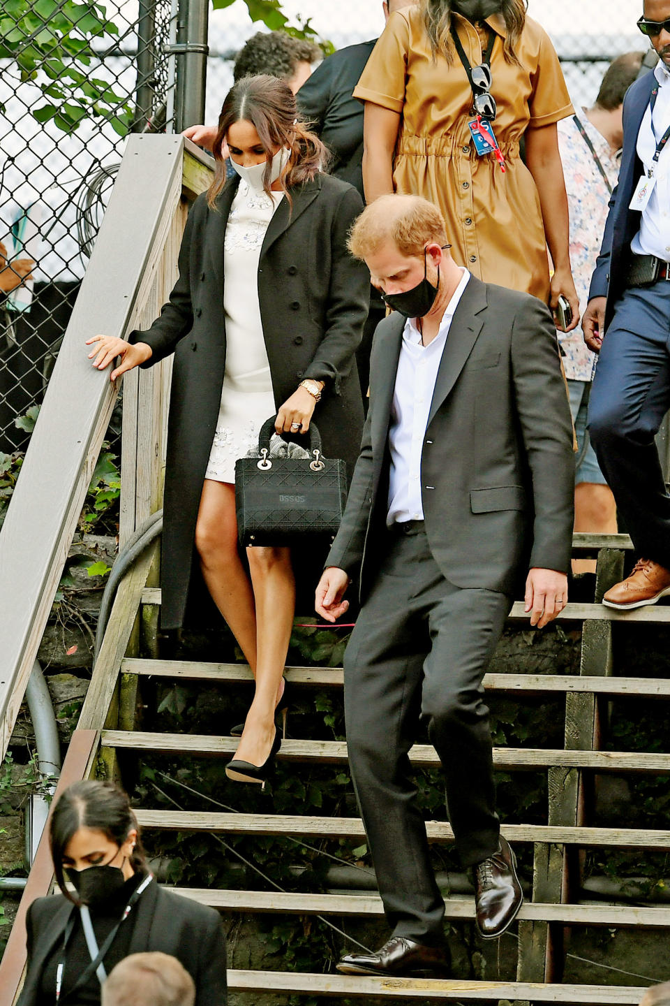Prince Harry and Meghan Markle leave Global Citizen Live at New York City’s Central Park. - Credit: MEGA