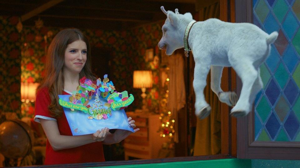 On the set of Disney+'s holiday comedy with Anna Kendrick, Bill Hader, Billy Eichner and Shirley MacLaine.