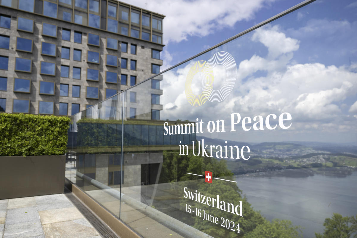 A peace summit for Ukraine opens this weekend in Switzerland. But Russia won’t be taking part