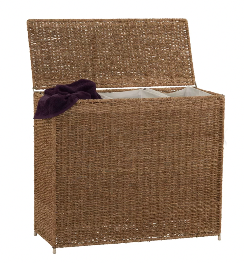 Three bins for easy sorting. (Photo: Wayfair) 