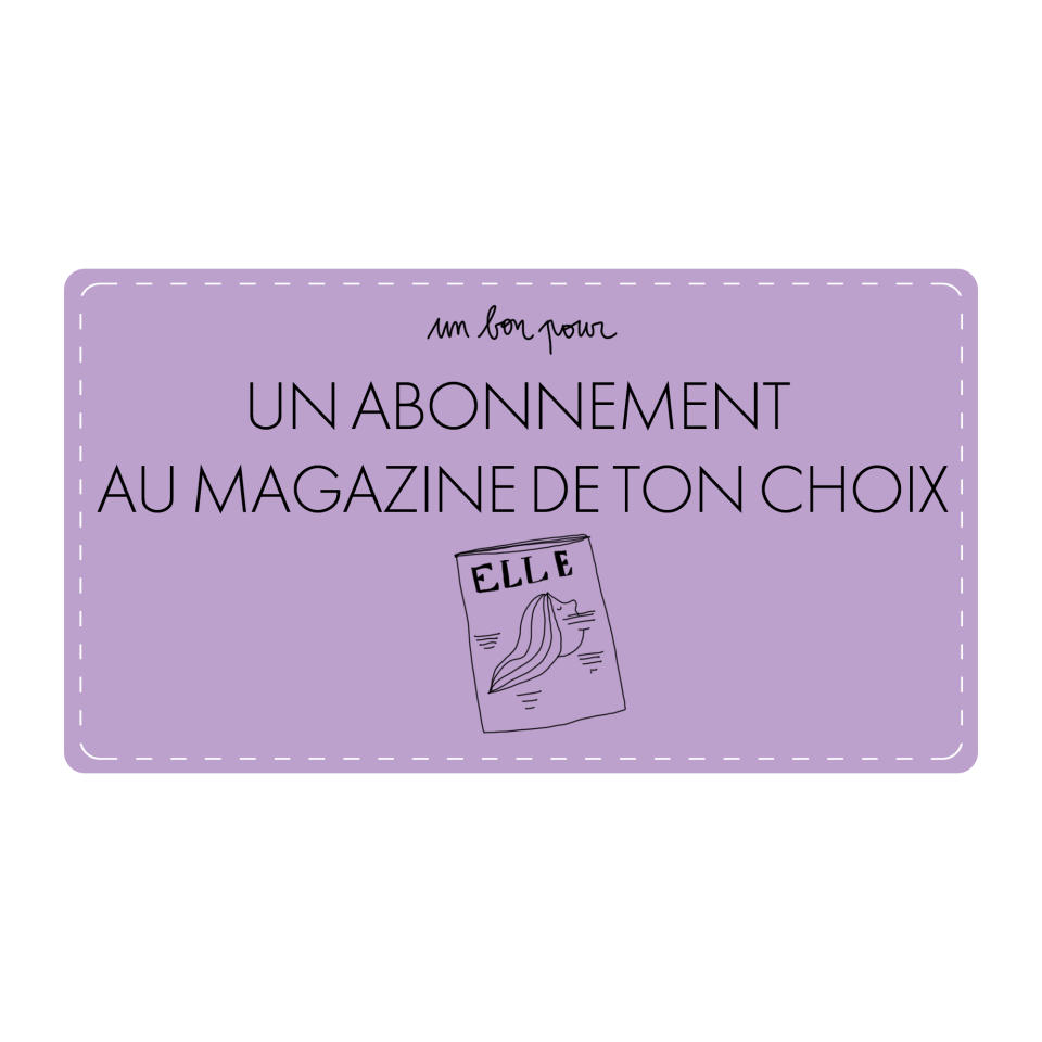 Un abonnement à un magazine