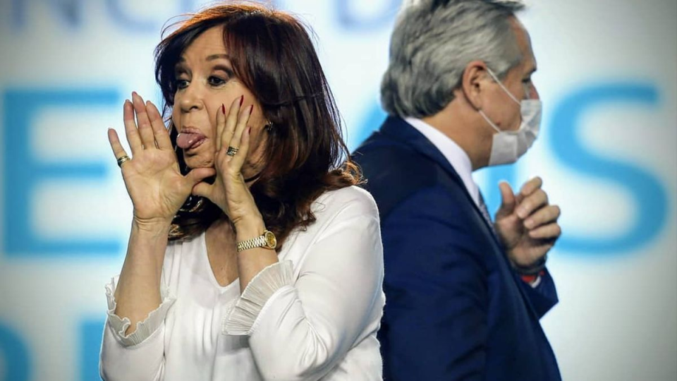 Cristina Kirchner y Alberto Fernández.