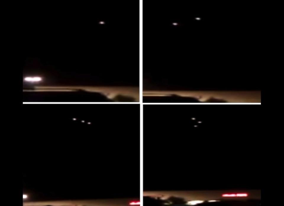 On the night of Sept. 28, 2012, a group of strange-looking lights appeared in the sky near Cincinnati, Ohio. First there was one, then, two, then three lights, slowly descending. It turns out, however, that these lights were originating from a group of skydivers performing a pyrotechnics jump at the La Salle High School homecoming event.