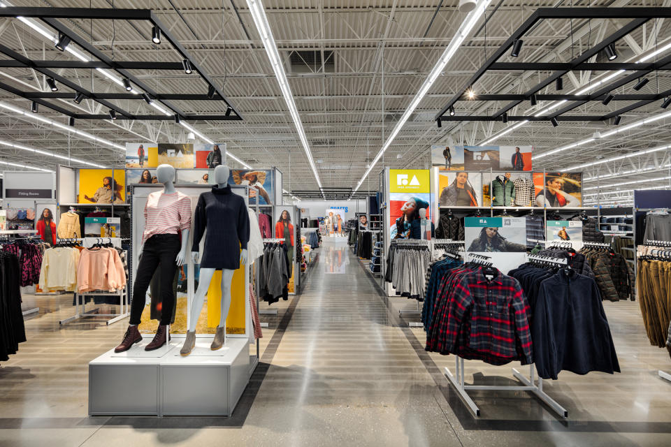 The Walmart fashion clothing department store of the future