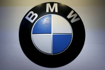 The logo of BMW is pictured at at the 37th Bangkok International Motor Show in Bangkok, Thailand, March 22, 2016. Picture taken March 22, 2016. REUTERS/Chaiwat Subprasom