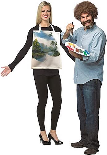 Rasta Imposta Bob Ross With Painting Kit easy costume ideas