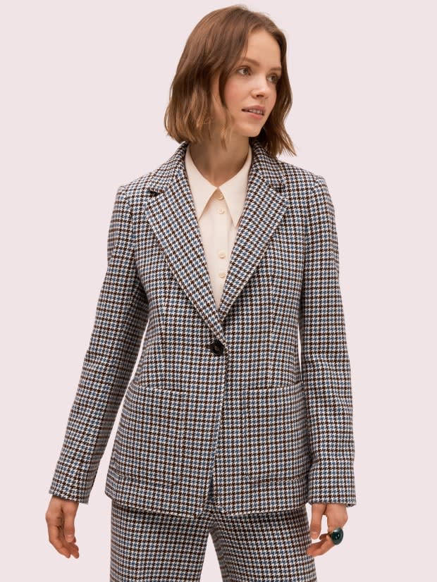 17 Buy-Now-Wear-Forever Houndstooth Blazers and Coats - Fashionista