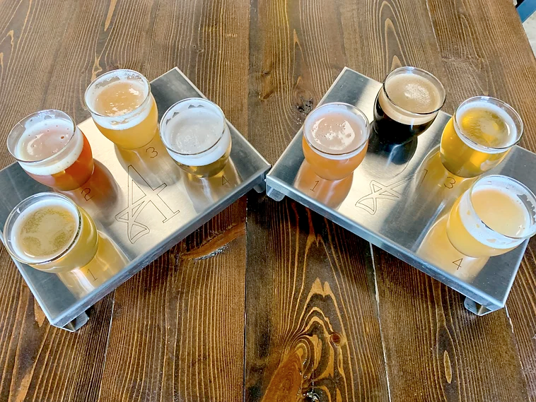 Aeonian Brewing Co. in Alliance brews a variety of traditional and unique craft beers, available as flights so you can choose a current favorite.