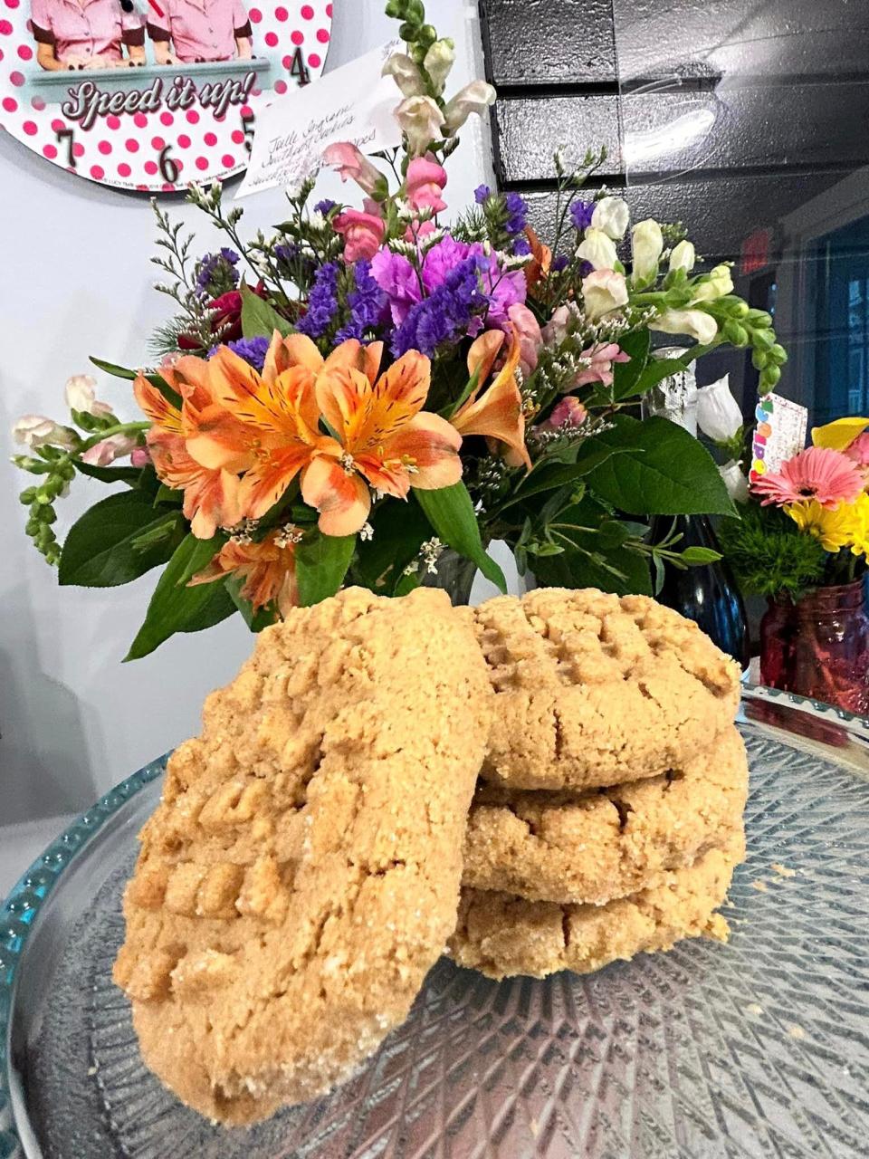Gluten-free peanut butter cookies are one of the signature selections at Southport Cookies at 1102 N Howe St. in the Olde Southport Village Shoppes.