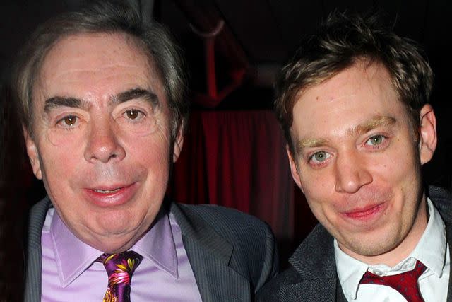 Alan Davidson/Shutterstock Andrew Lloyd Webber with son Nicholas Lloyd Webber