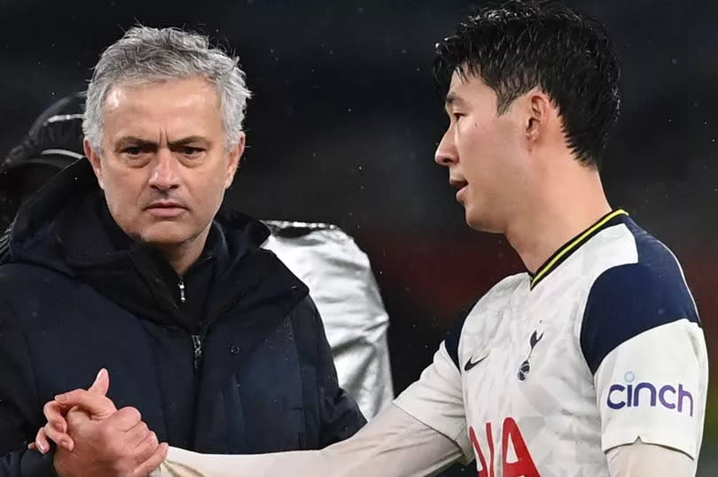 Jose Mourinho and Son Heung-Min