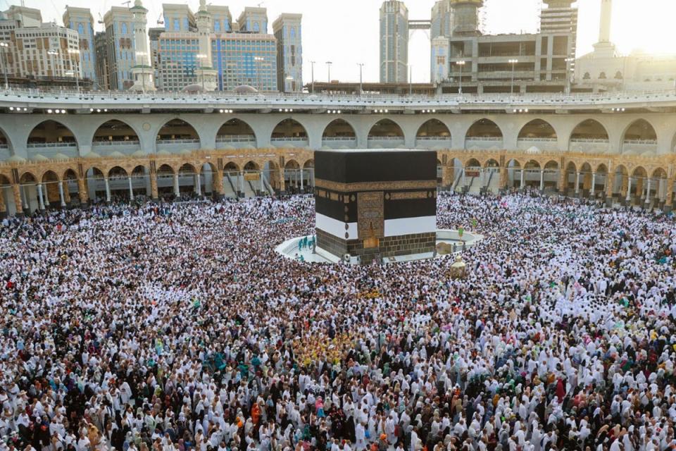 Muslims from around the world descend upon Makkah, where lies the majestic  Holy Kaaba, inside the city’s central mosque,  Masjid al-Haram (AFP via Getty Images)