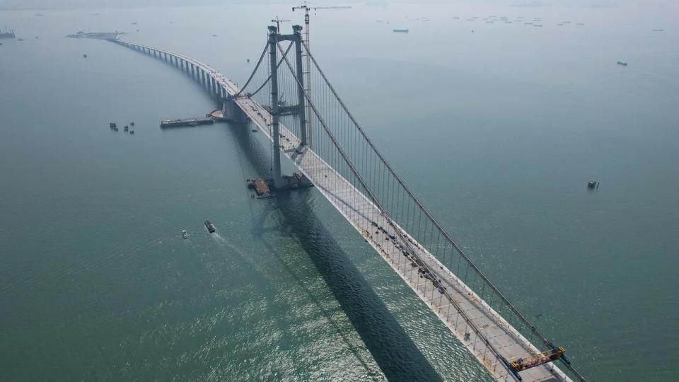 El puente chino Shenzhen-Zhongshan