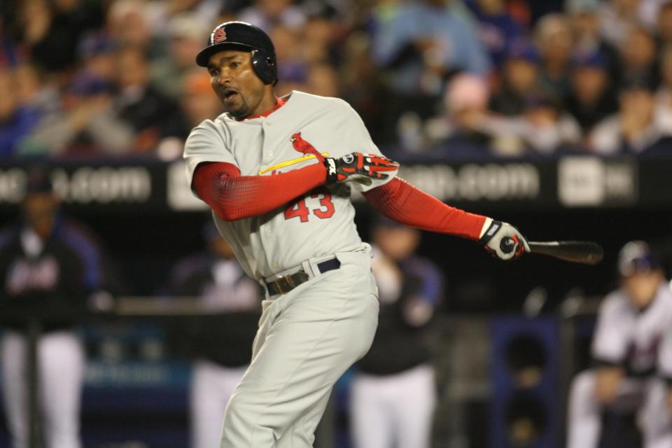 Juan Encarnacion of the St. Louis Cardinals in 2006