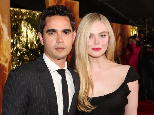 Jesse Grant/Getty Max Minghella and Elle Fanning