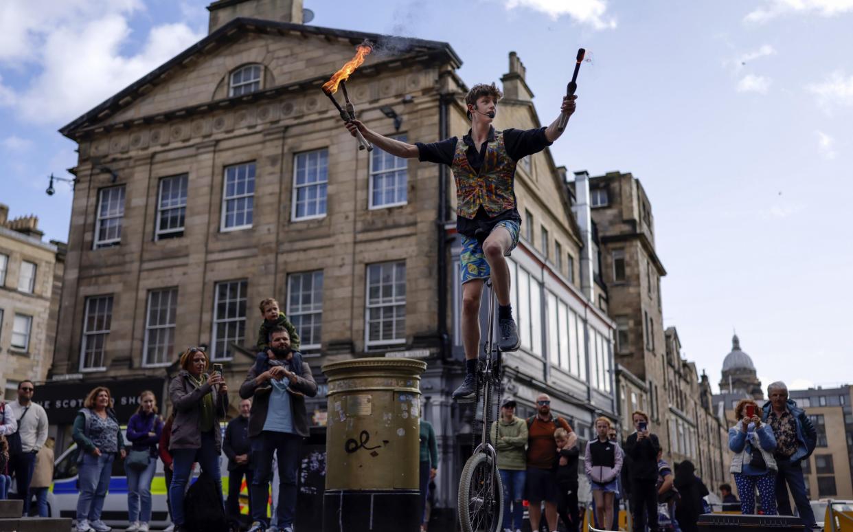 Thousands of people attend Edinburgh's Fringe Festival every year