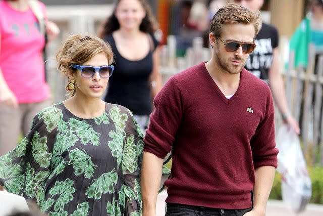 <p>BACKGRID</p> Ryan Gosling and Eva Mendes in 2014