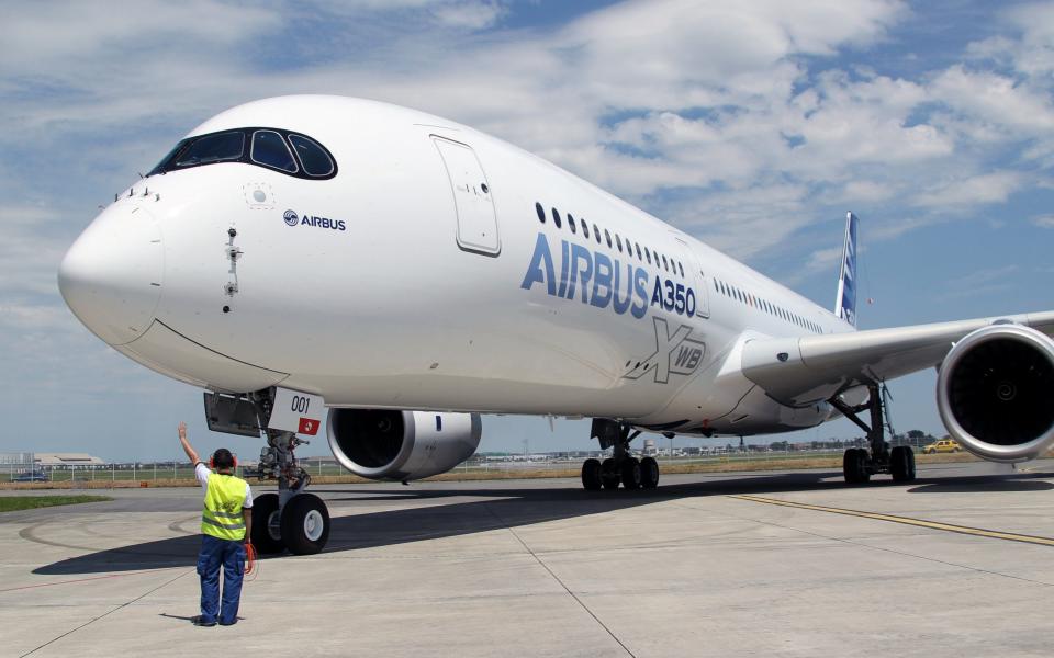 Airbus's latest airliner, the A350, has been bugged by supply chain problems - AP