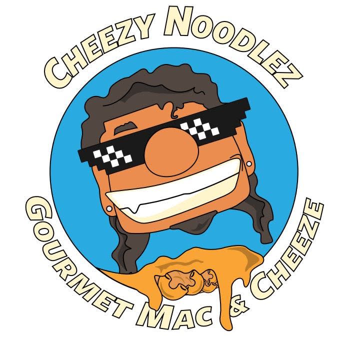 The logo and name of Cheezy Noodlez is a tribute to the family's friend, whose nickname was "Noodle," who died unexpectedly a few weeks before making the move to Sioux Falls.