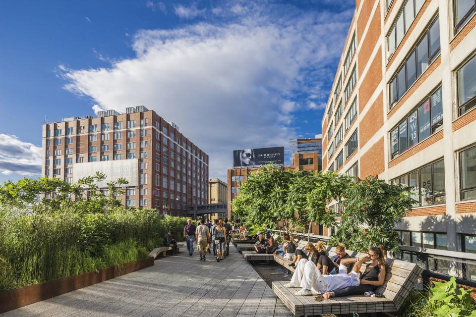 Walk along the High Line.