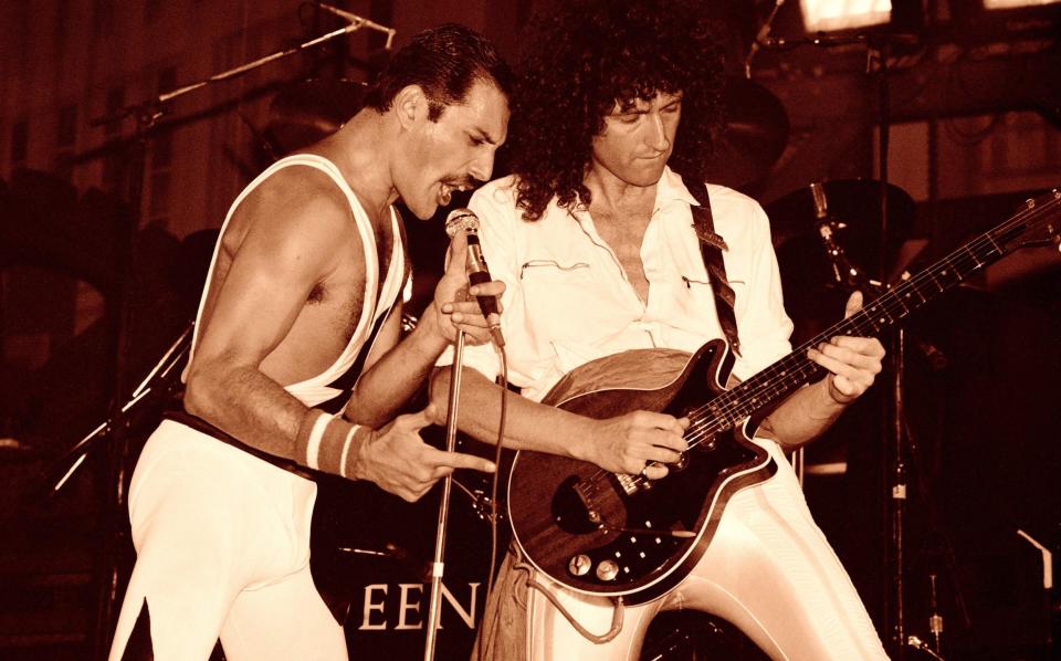 A different time: Brian May and Freddie Mercury - Redferns/Phil Dent