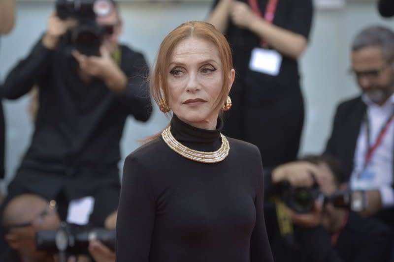 Isabelle Huppert attends the "Argentina, 1985" red carpet at the 79th Venice International Film Festival on September 3, 2022, in Italy. The actor turns 71 on March 16. File Photo by Rocco Spaziani/UPI