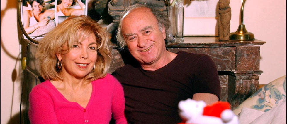 Maryse  et Georges Wolinski en 2002.
