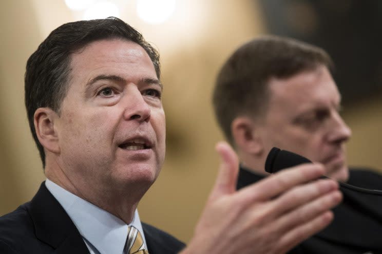 FBI Director James Comey and National Security Agency Director Mike Rogers.