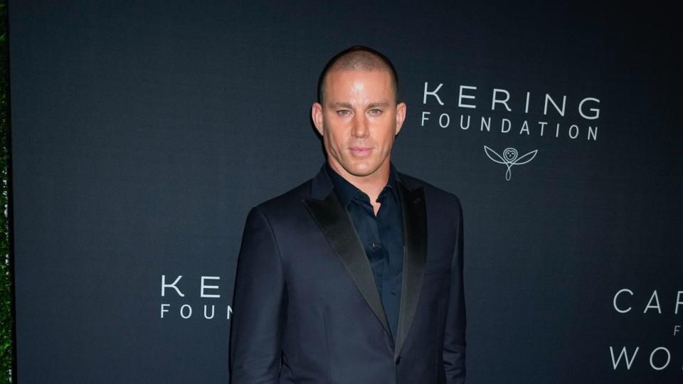 new york, new york september 12 channing tatum arrives on the carpet for the kering caring for women dinner on september 12, 2023 in new york city photo by gothamwireimage