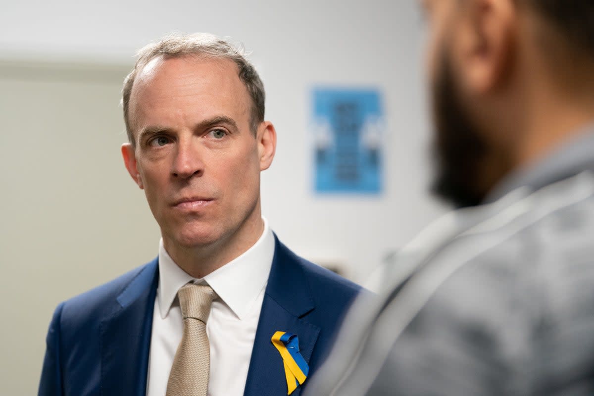 Dominic Raab’s seat is under severe threat from the Lib Dems according to a new poll.   (PA Wire)